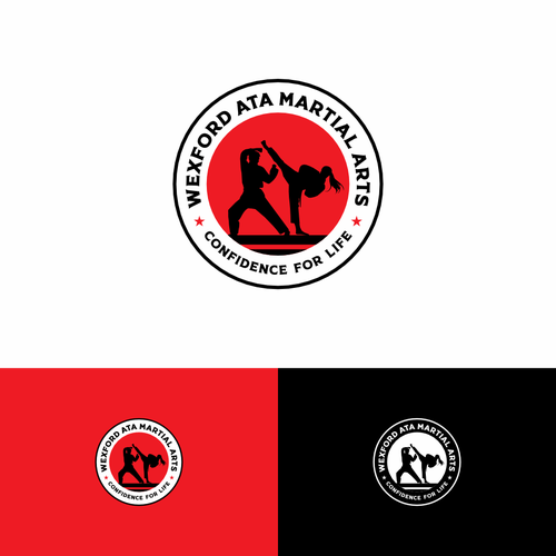 Designs Wexford ATA Martial Arts "Confidence for Life" Logo
