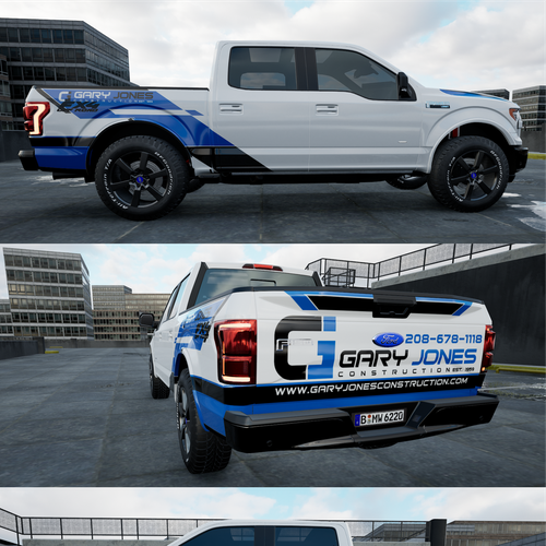 Partial vehicle wrap Design by TANSA ART