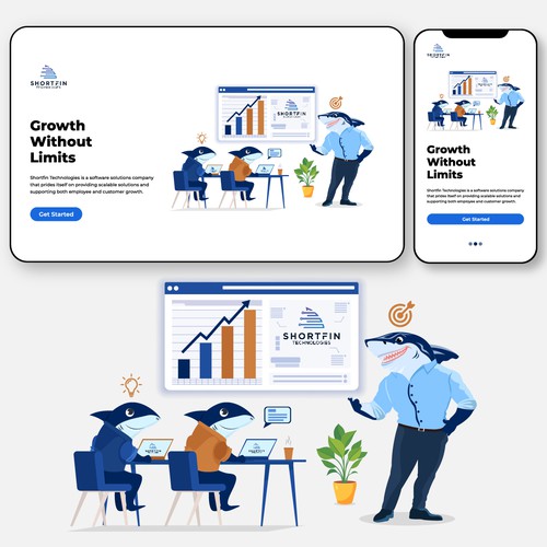 We need website illustrations for our software solutions company Design by Loominarius Ars