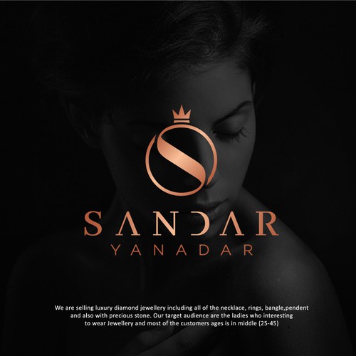 Diamond Jewellery shop logo that shows Trust, Confidence, Luxuious Design by Maple-