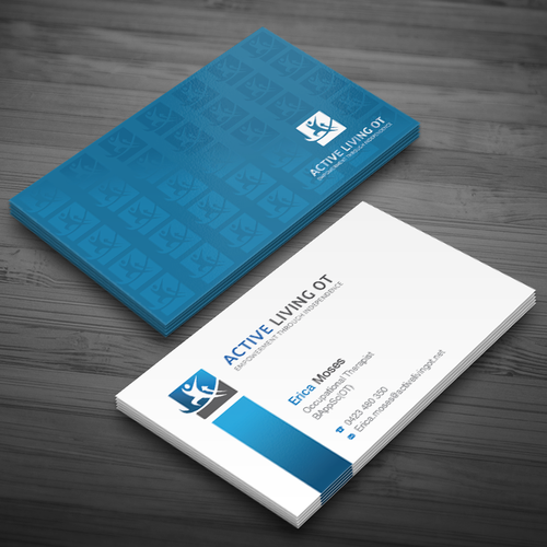 Business cards - occupational therapist Design by fastdesign86