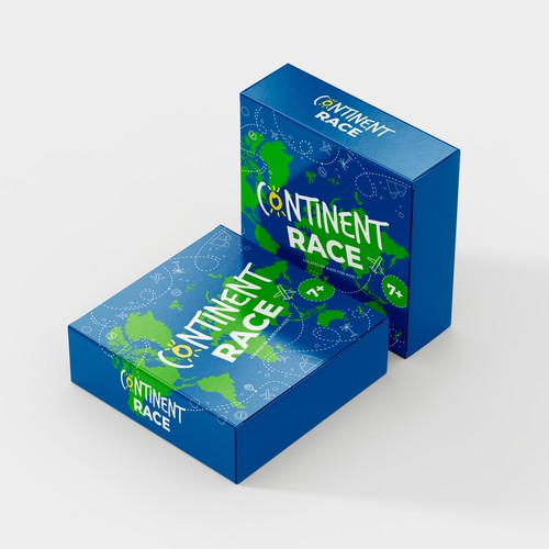 Continent Race - Kids Game -  Learn about the World! Design por Kate Design ❤️