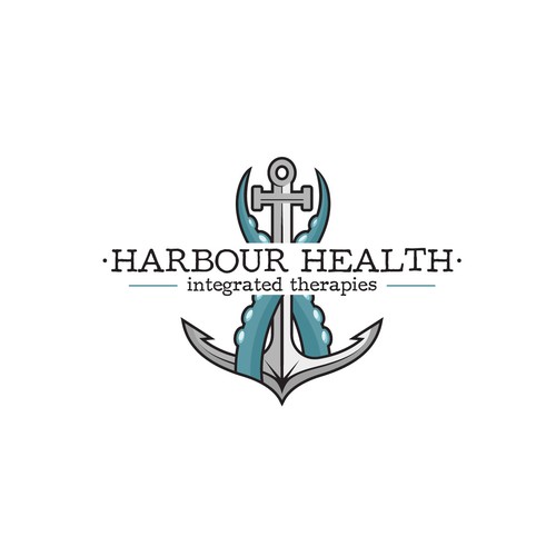 revamp a logo for an integrated health center in our west coast surf town of Ucluelet Design by OpheRocklab