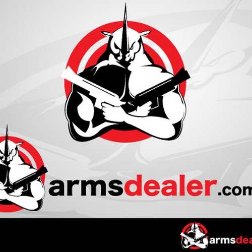 Arms Dealer Logo Design by raph˙