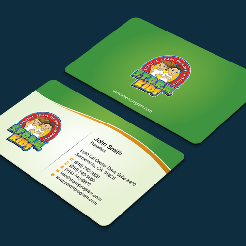 S.T.O.R.M. Program Business Card Design by FishingArtz