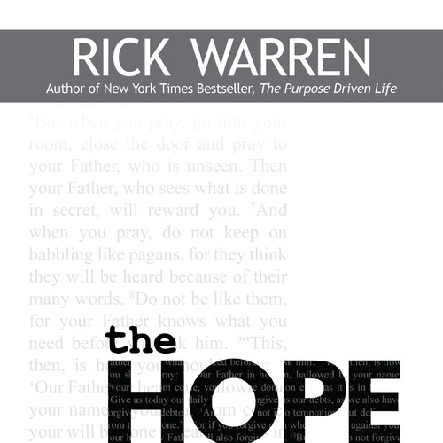 Design Rick Warren's New Book Cover Design by sdg8