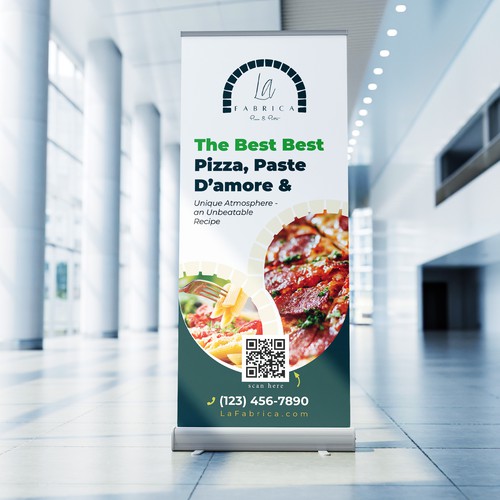 Roll-Up for special Catering Design von Clau.diu