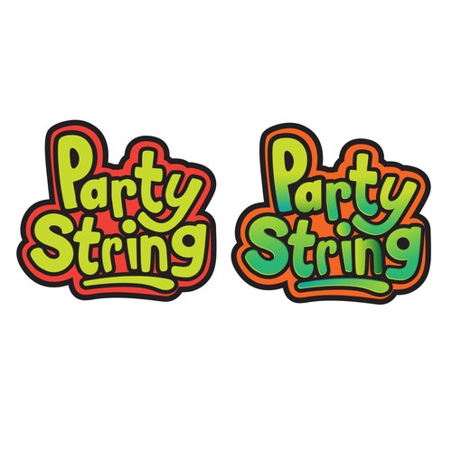 SILLY STRING LOGO + BACKGROUND Design by JOHNN L. JONES