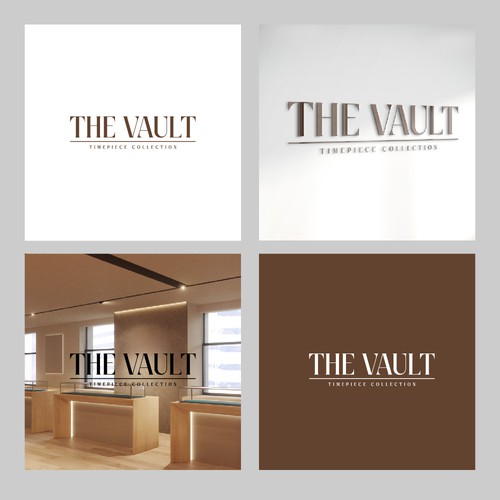 The Vault | Timepiece Collection Logo Contest Design by V4L ™