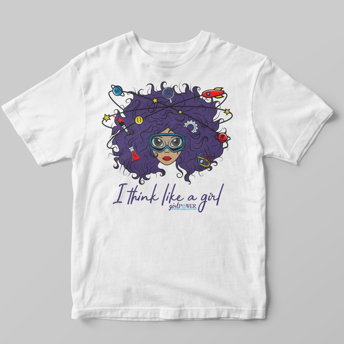 Girl Power STEM Camp Tshirt contest