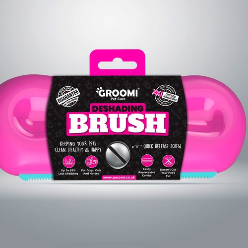 Viral Pet Brush NEW Packaging Sleeve! Design by M.Siddique