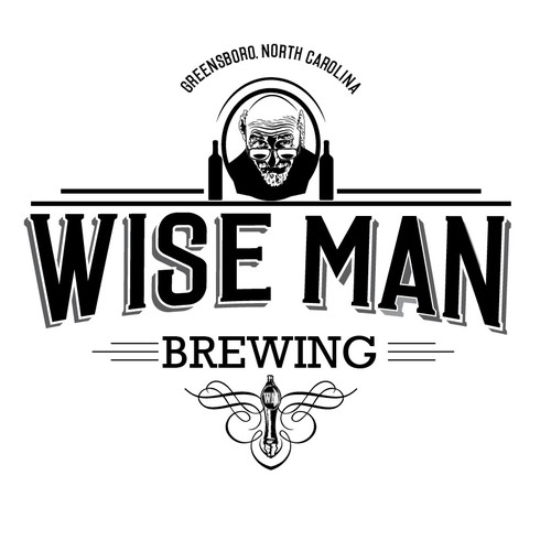 Create original Logo for Wise Man Brewing. Design by AS77 Design