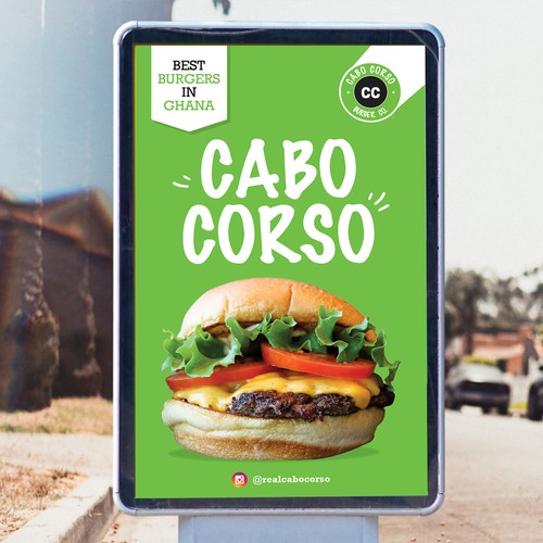 Billboard for Burger Company Design by Krishna Arts