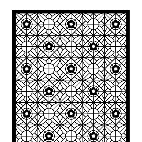 Pattern design for an interior-design element for a hotel in Bali Design by QPR