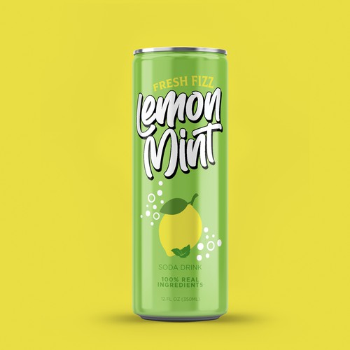 Fresh Fizz Soda Label Design by Gustavo RV