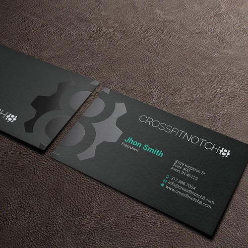 CrossFit Notch 8 business cards Business card contest