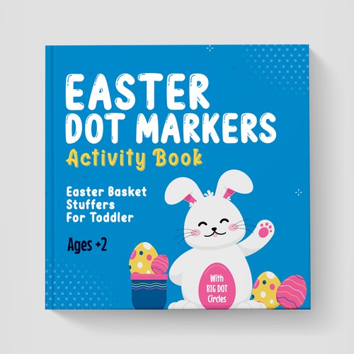 Easter Coloring Activity Book For Kids Design by Prolific_Eye