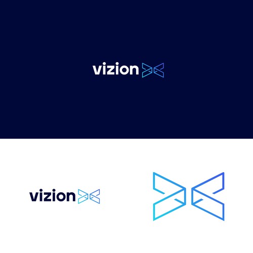 VizionX Logo Design by Bea1990