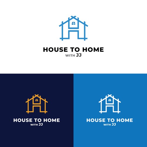 Design di "House to Home with JJ" REAL ESTATE AGENT LOGO!! di designerbd360