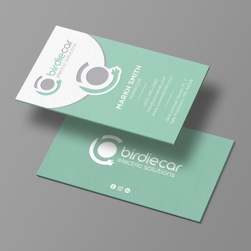 business card for company called birdie Design by Brandmaker artist