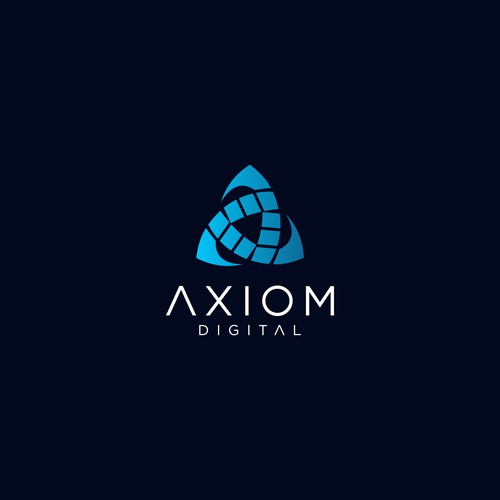 axiom digital logo design Design by pleesiyo