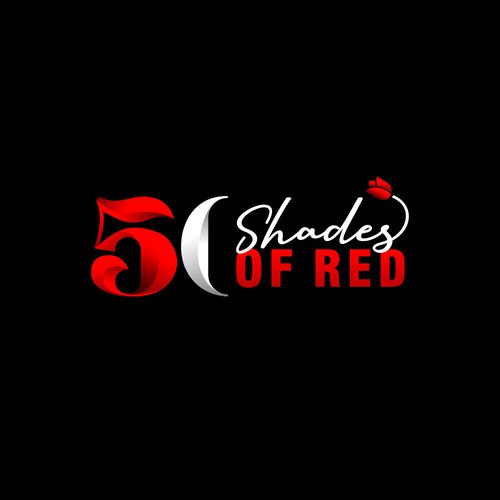 Logo for "50 Shades of Red" themed party Design by MIIN