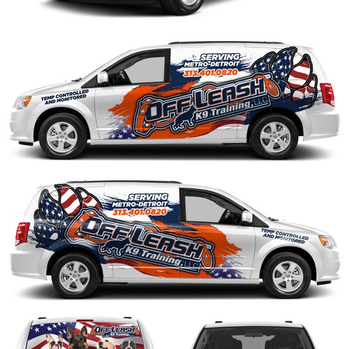 Fun, Trendy, Eye Catching Partial/Full Van Wrap Design by Kiky Rizki