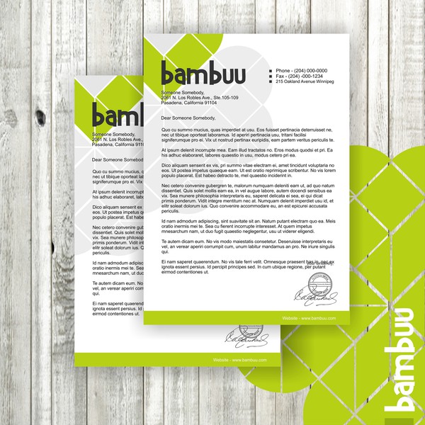 Design by VERGAL titled "Bambuu"