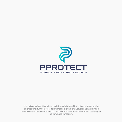 PPROTECT (Phone protect logo) (mobile cases and screen protectors) Design by Razaullah Abc