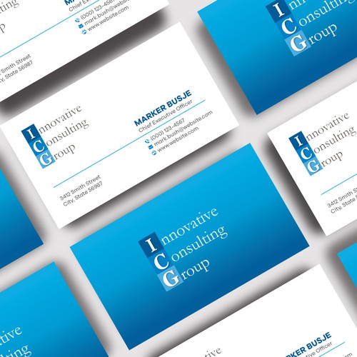 Design di ICG Business Cards di Shila Rani Das