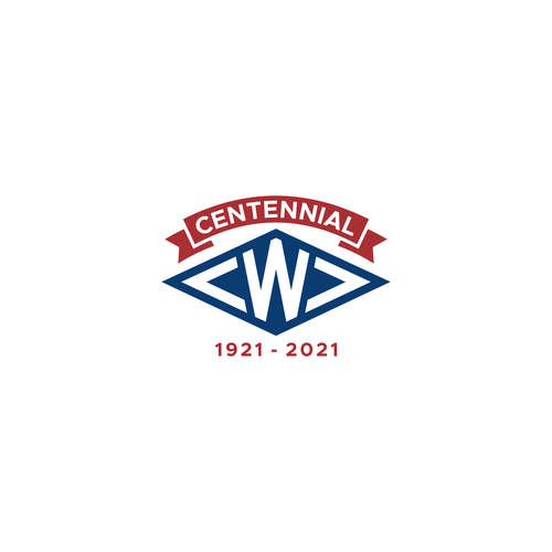 Design Centennial Anniversary Logo por hwa_dsgn