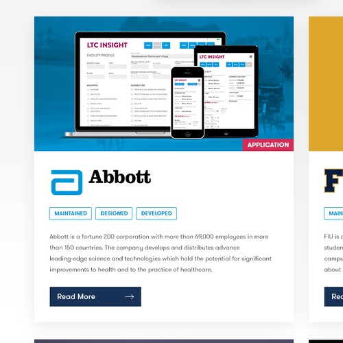 Software Development Company / Agency - Re-design Design by MetalDesigns