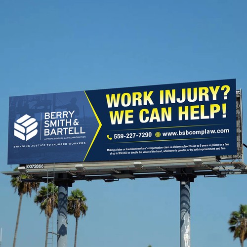 Law Firm Billboard Design by Deep@rt