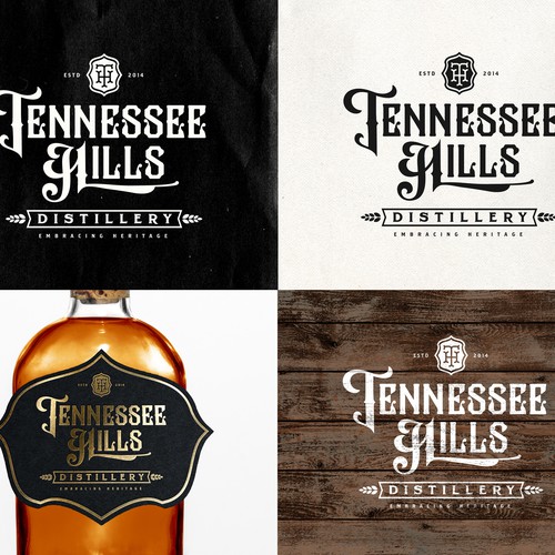 Tennessee Hills Distillery Logo Design Contest Design por rl X