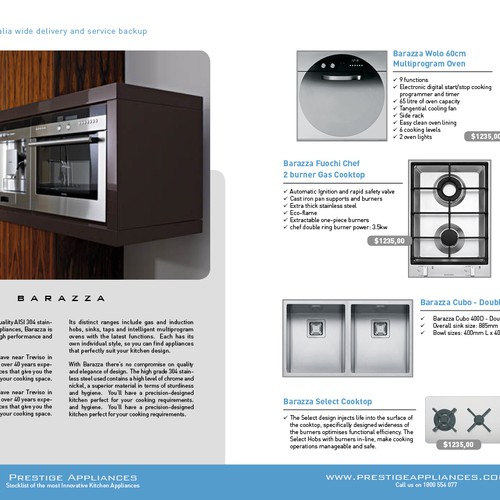 Brochure Design For Prestige Appliances Brochure Contest