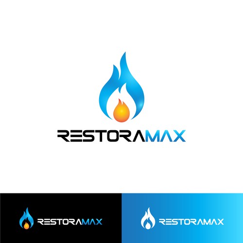 Restoration Company Branding. Design by RaccoonDesigns®