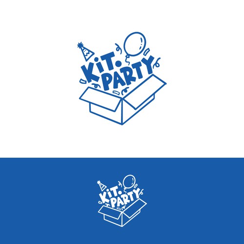 Design a fun logo for a businees offering a party in a box! Design by yulianzone