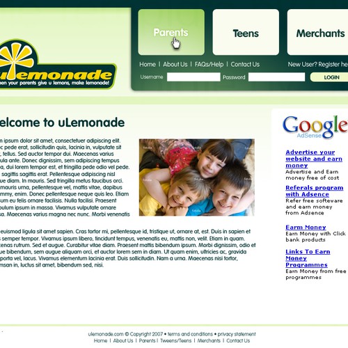 Logo, Stationary, and Website Design for ULEMONADE.COM Réalisé par jbr™