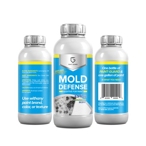 Paint Additive Label Redesigned for Store Shelves Design by creationMB