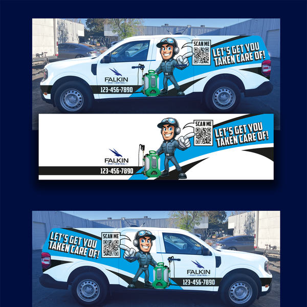 Design by splash357 titled "Creative pest control vehicle design"