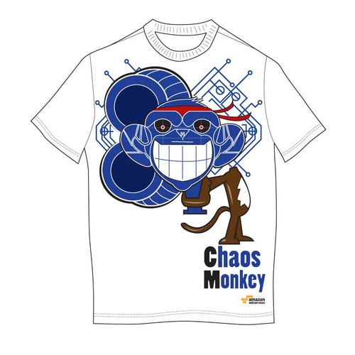 Design di Design the Chaos Monkey T-Shirt di Javamelo