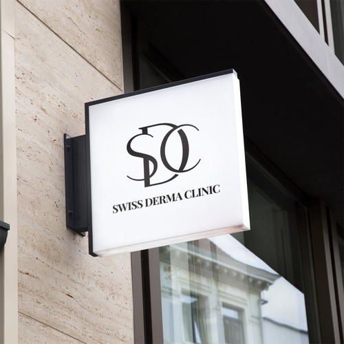 logo with strong recognition, high luxury branding, to evaluate Swiss medical quality Design by des13n ©