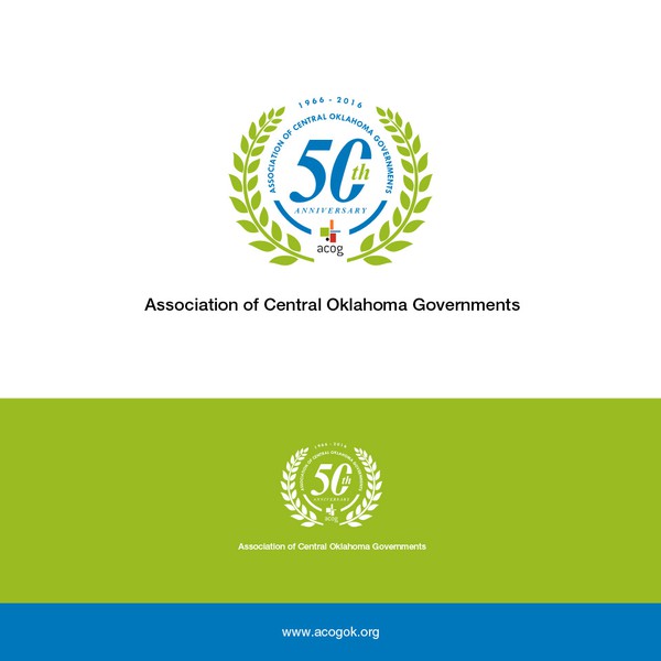 Anniversary logo of ACOG