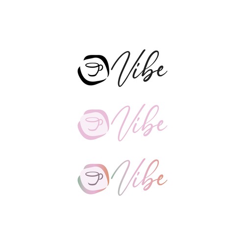 Logo design for VIBE cafe a modern good vibes cafe Design by jazamigo