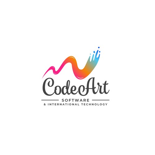 Logo for our newly opened company named CodeArt. Design by Sedow