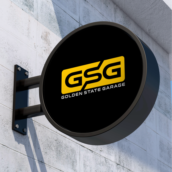 Logo concept for Golden State Garage