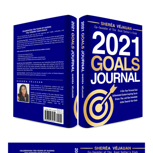 Design 10-Year Anniversary Version of My Goals Journal Design by praveen007
