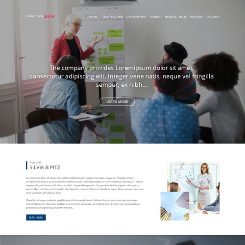 Web page design contest entry by Design Injector