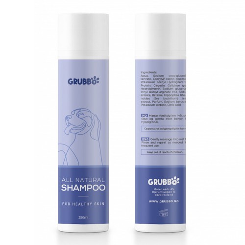 Picture of Designs | Design label for dog shampoo | Product label contest