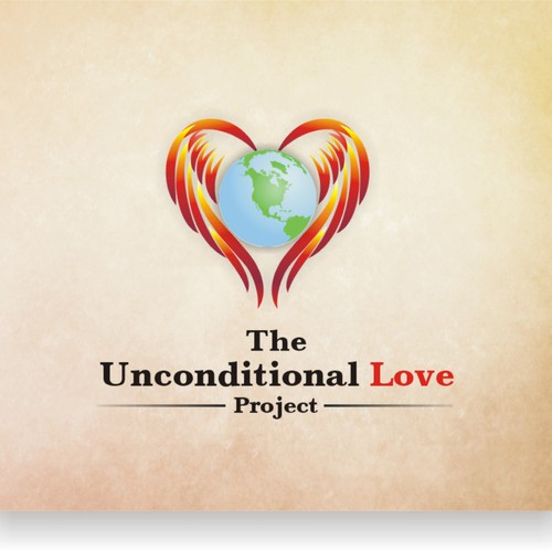 Create a logo to attract the attention to a great cause; The Unconditional Love Project. Design by javas_Tyo